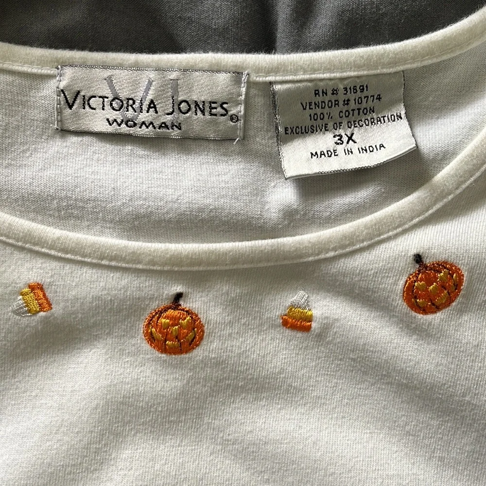 Victoria Jones Pumpkin/Candy Corn Longsleeve - Picture 10 of 13